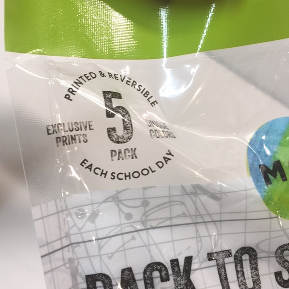 Boys 5 Face Masks Set / Washable - Picture 9 of 11